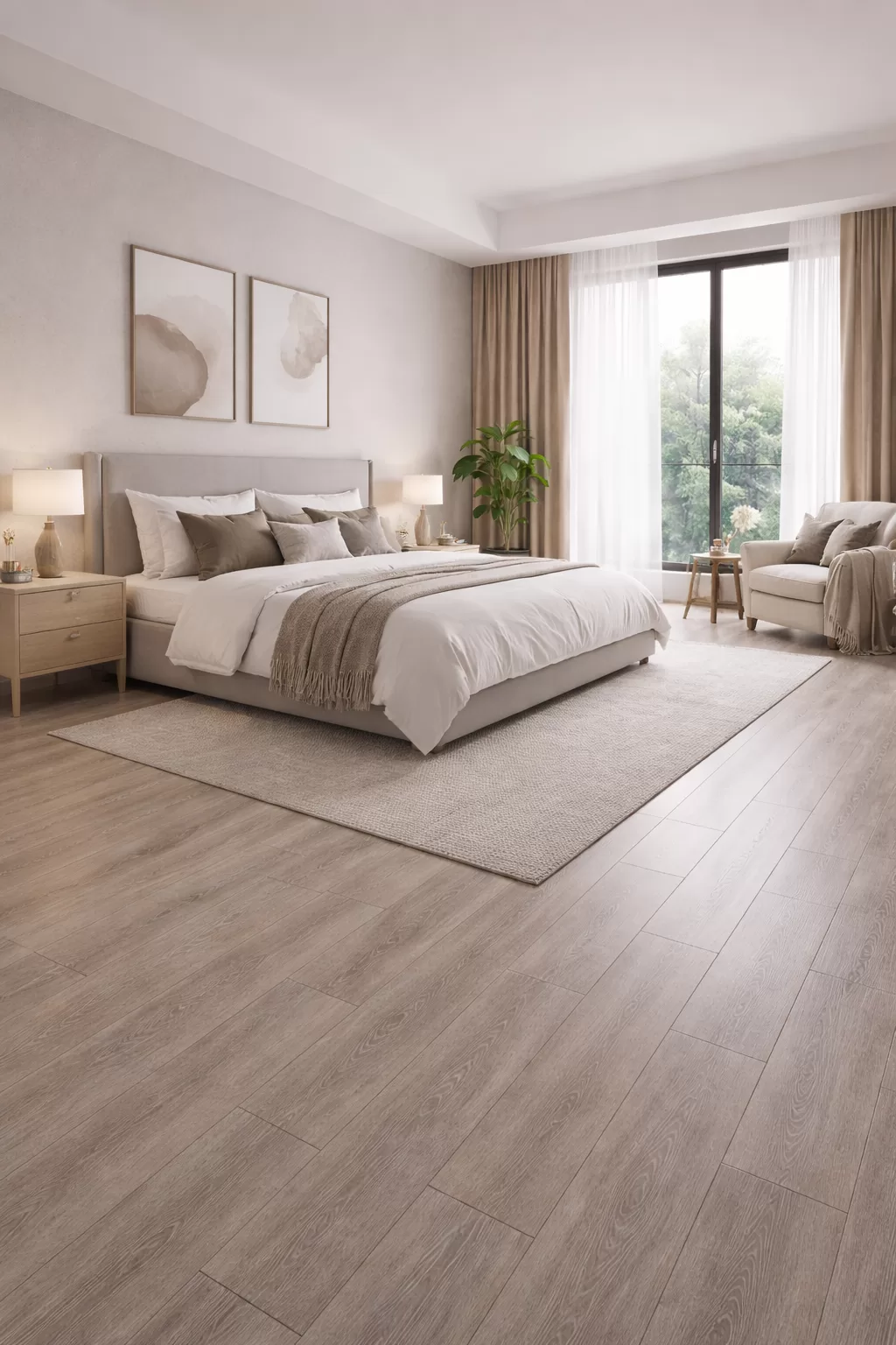 Sàn gỗ Robina 12mm bản to – AB318