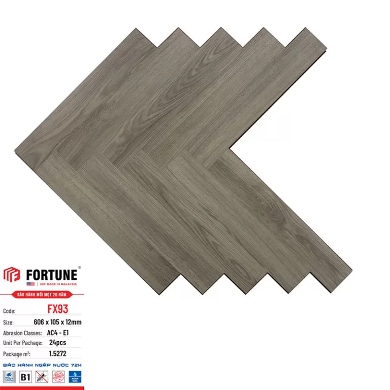 Tổng Quan Về Sàn Gỗ Fortune 12mm Xương Cá – FX93