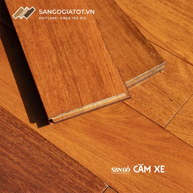 Ưu điểm nổi bật của sàn gỗ Căm Xe 900x90x15