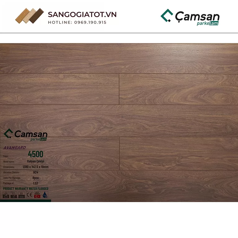 Sàn gỗ Camsan 10mm - 4500