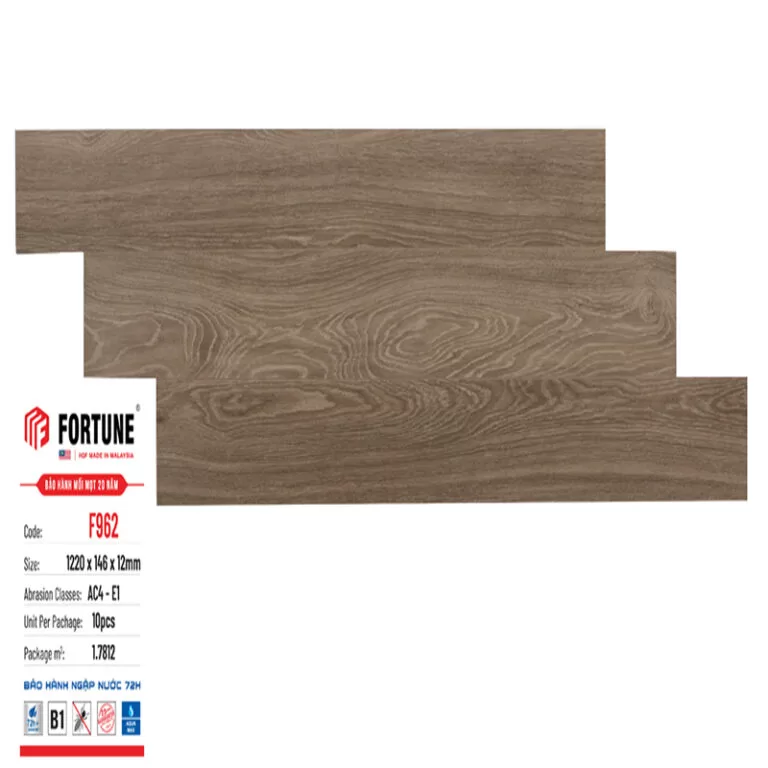 Sàn gỗ Fortune 12mm – F962