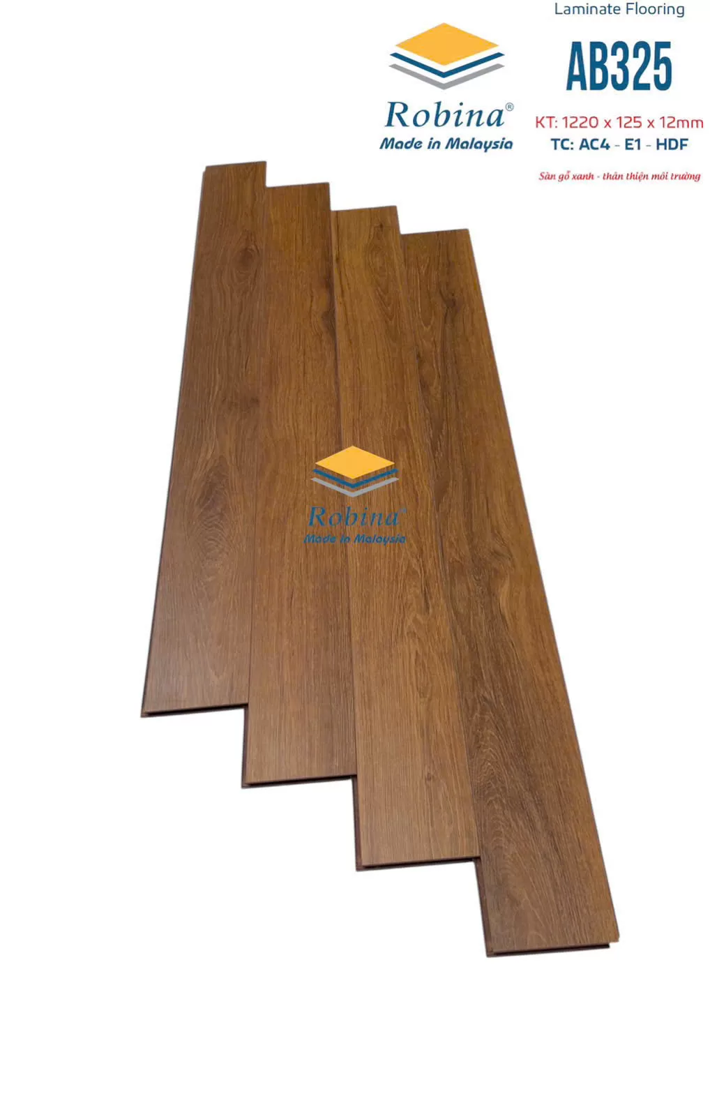Sàn gỗ Robina 12mm bản nhỏ – AB325