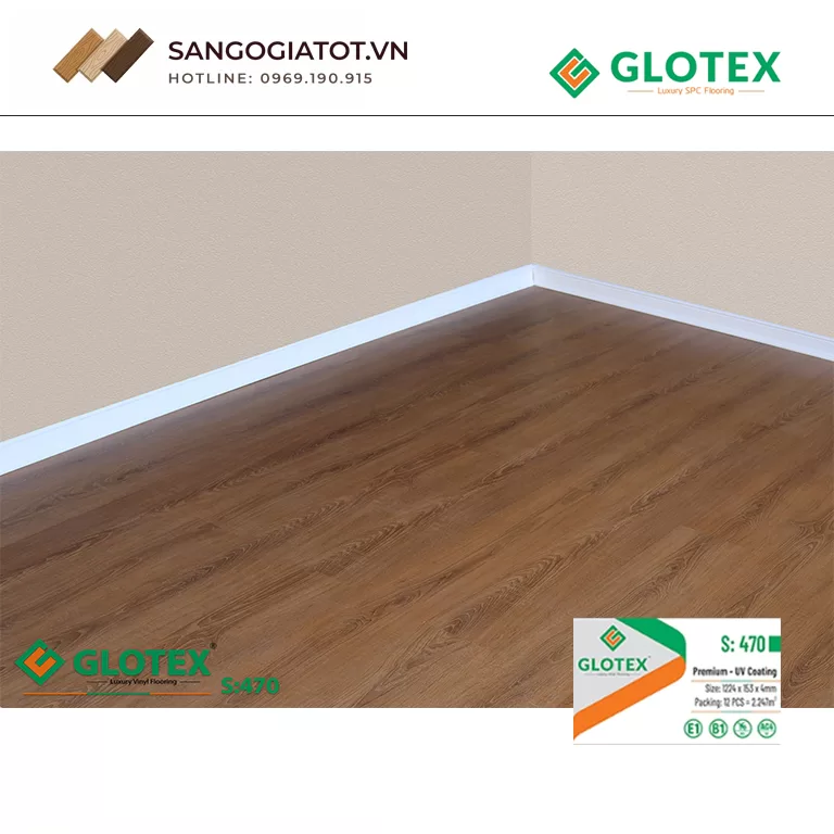 Ứng dụng thực tế của sàn nhựa Glotex 4mm – S470