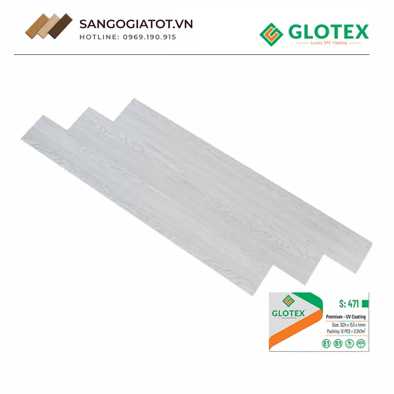 Ưu điểm nổi bật của Sàn nhựa Glotex 4mm – S471
