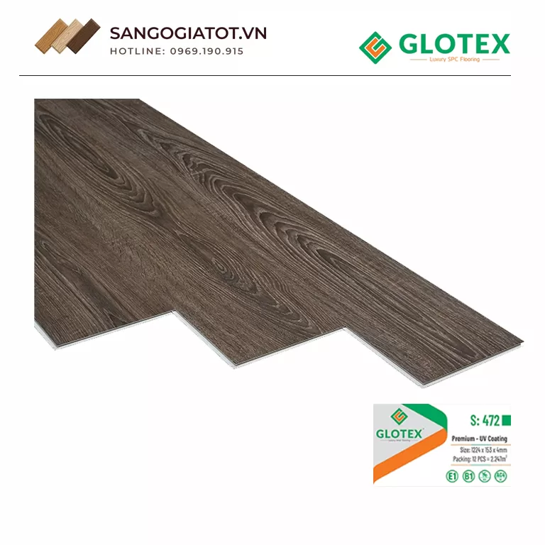 Tổng quan về sàn nhựa Glotex 4mm – S472