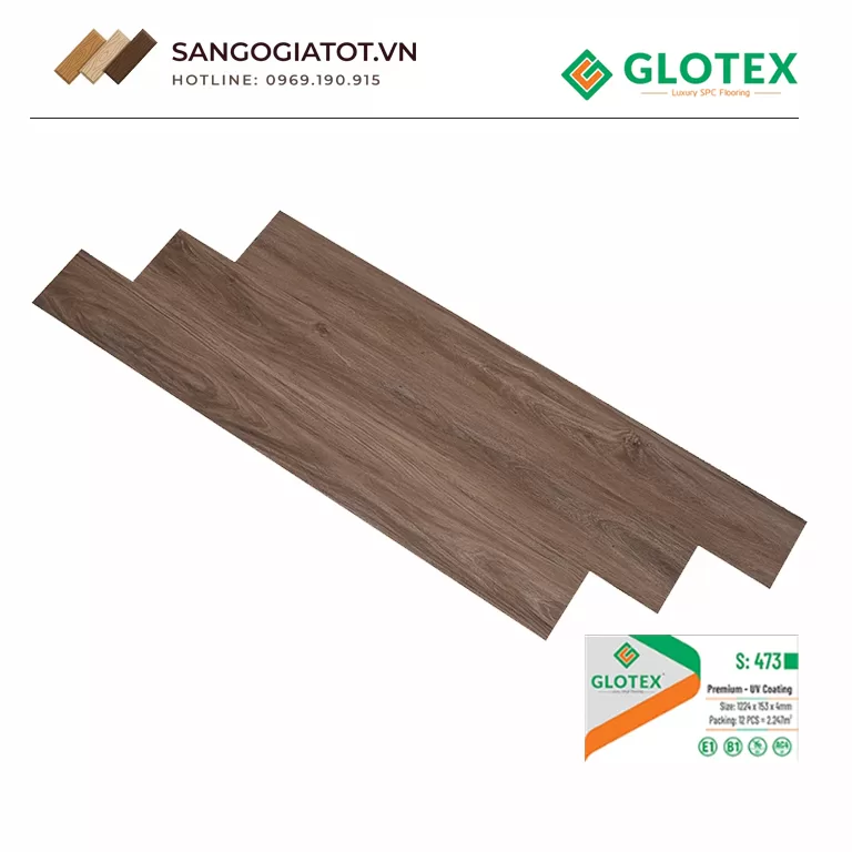 Ưu điểm nổi bật của Sàn nhựa Glotex 4mm – S473