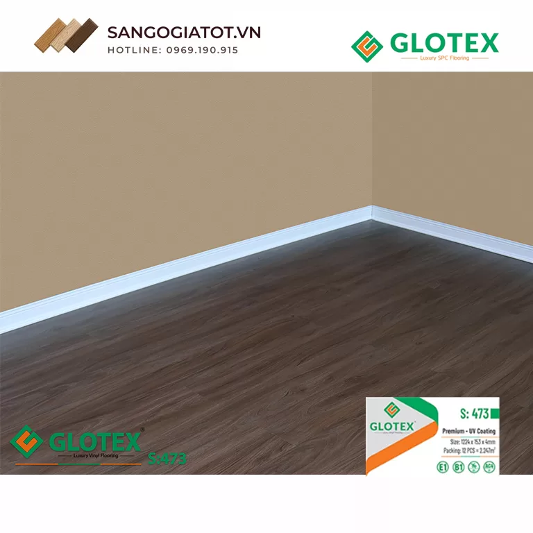 Ứng dụng thực tế của Sàn nhựa Glotex S473