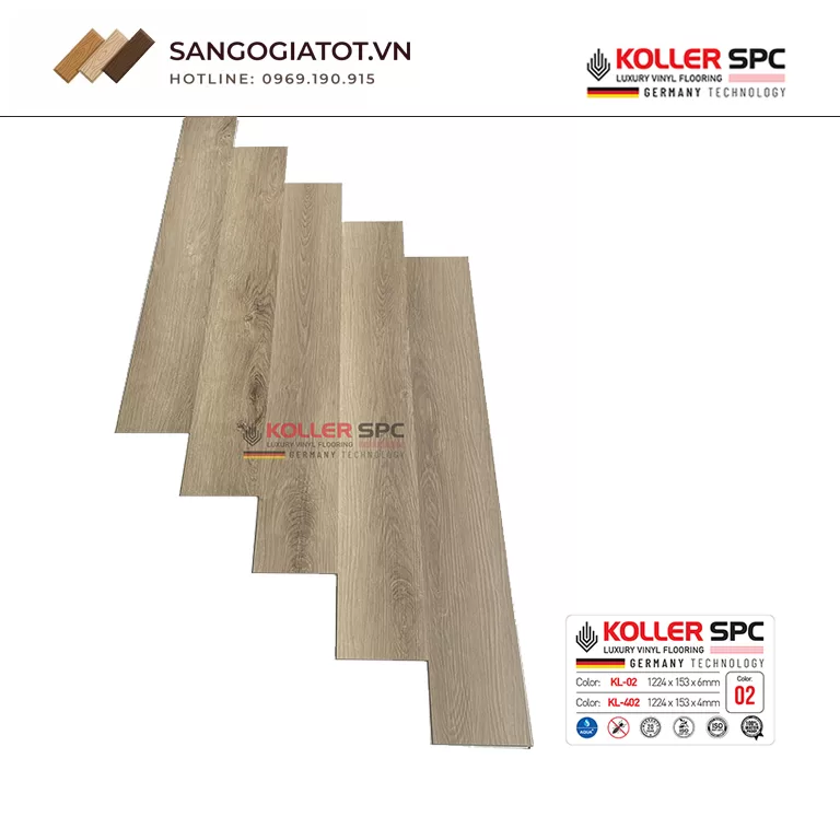Sàn nhựa Koller 6mm - KL02