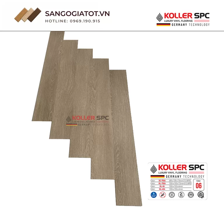 Sàn nhựa Koller 6mm - KL06