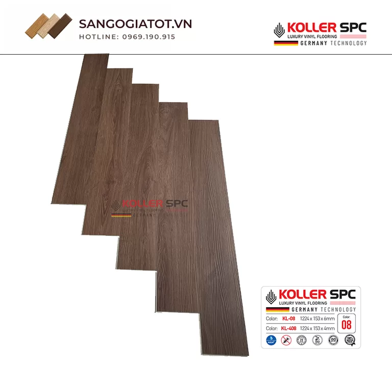 Sàn nhựa Koller 6mm - KL08