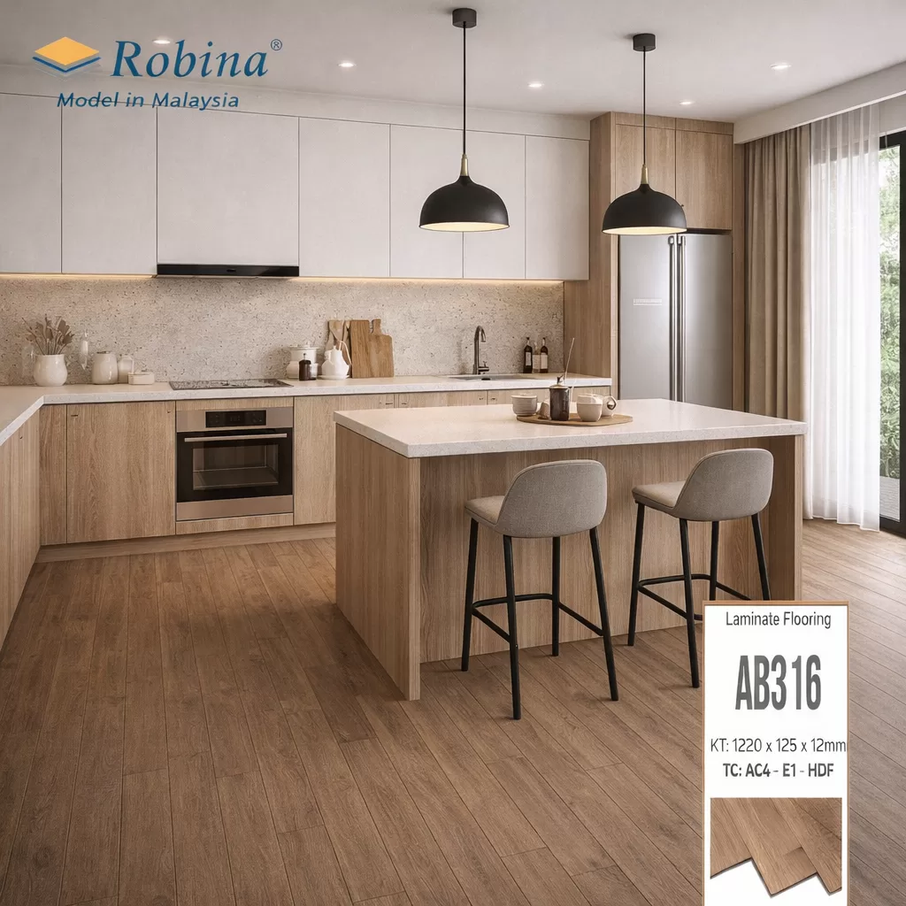 u điểm nổi bật của sàn gỗ Robina 12mm bản nhỏ – AB316