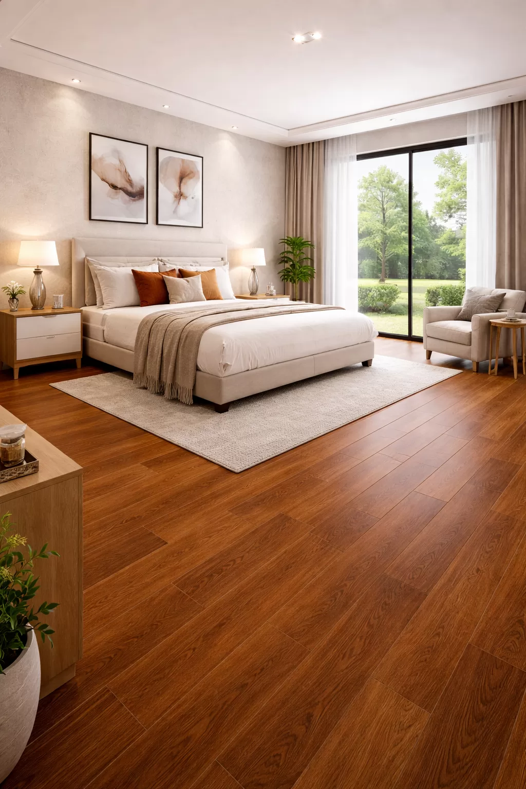 Sàn gỗ Robina 12mm bản to – 3107