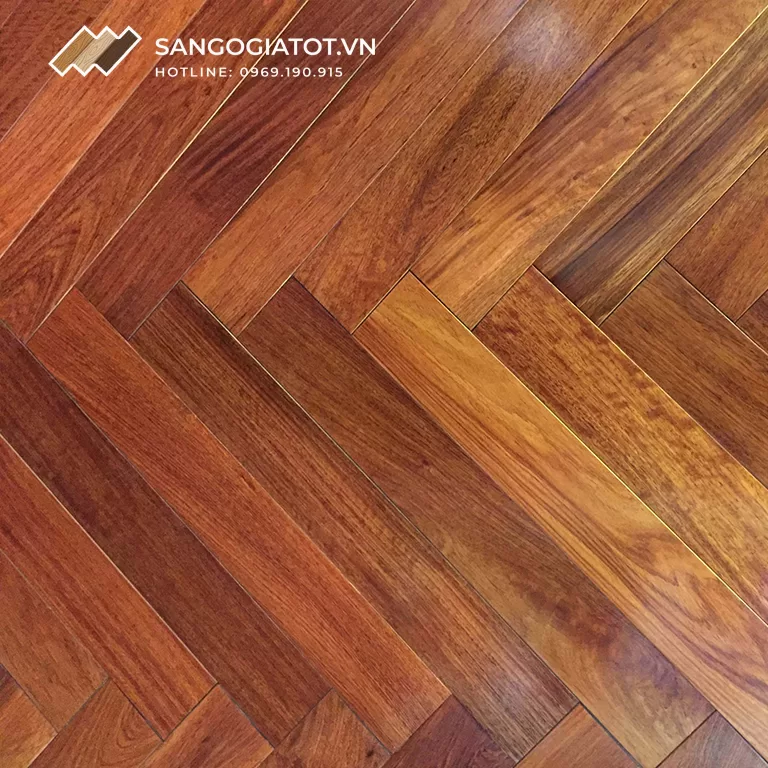 Hướng dẫn thi công và bảo quản hiệu quả Sàn gỗ Căm Xe 450x90x15