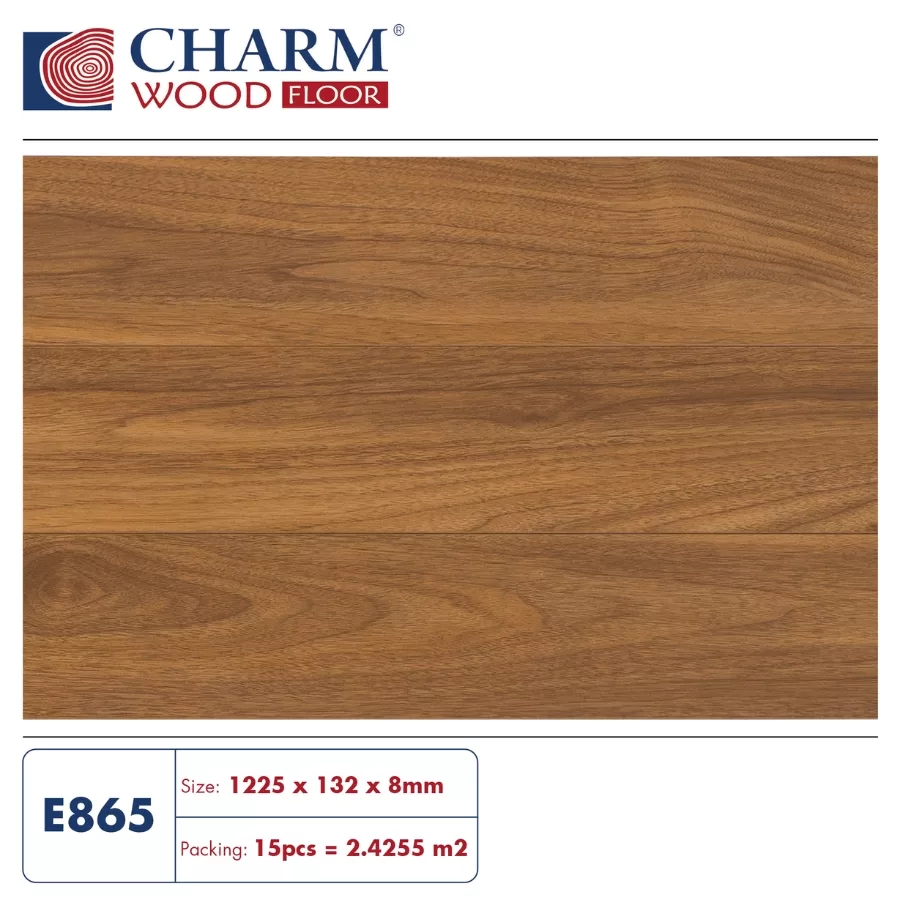 Đặc Điểm Nổi Bật Của Sàn Gỗ Charmwood 8mm E865