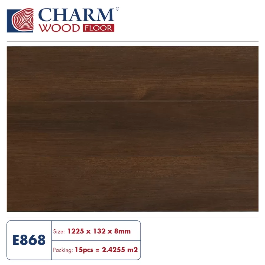 Đặc Điểm Của Sàn Gỗ Charmwood 8mm E868