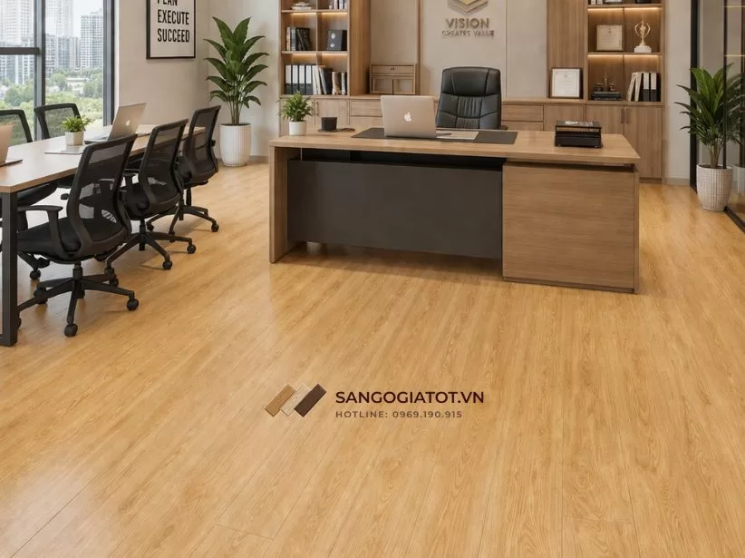 Ứng dụng thực tế của Sàn gỗ Robina 12mm bản nhỏ – 0134