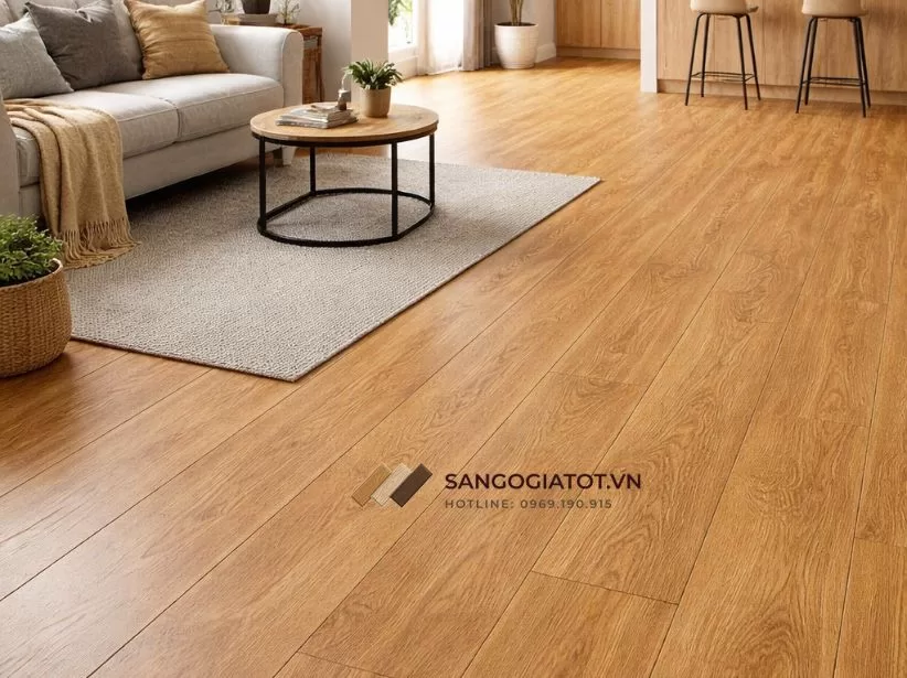 Sàn gỗ Robina 12mm bản to – AB314