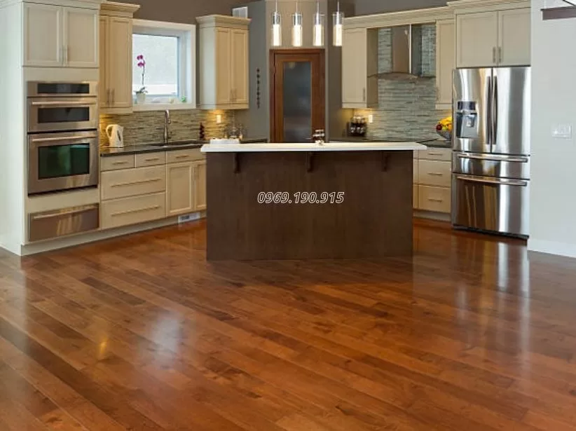  Gợi ý các màu sàn gỗ phổ biến và dễ ứng dụng cho phòng bếp