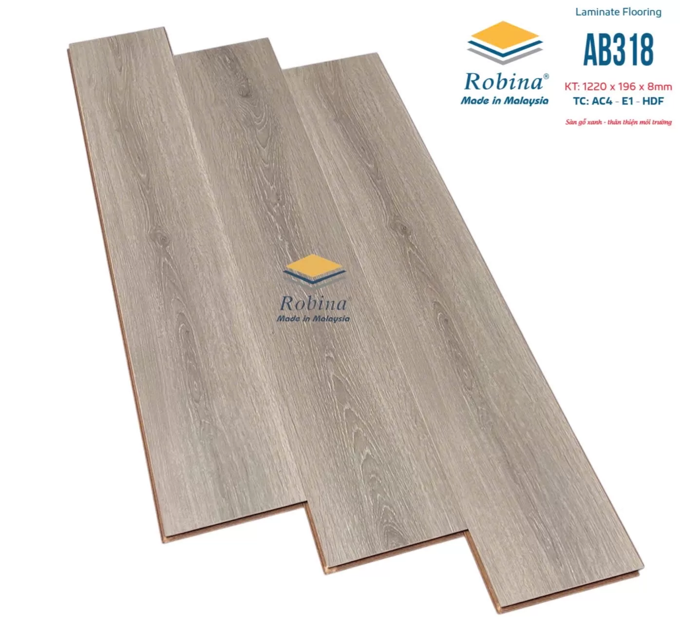 Tổng Quan Sản Phẩm Sàn Gỗ Robina 8mm – AB318